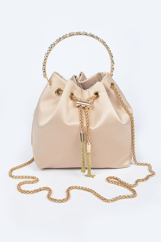 Satin Bucket Bag