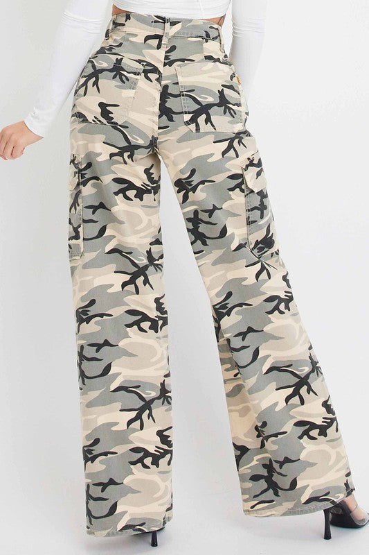 camo cargo pants