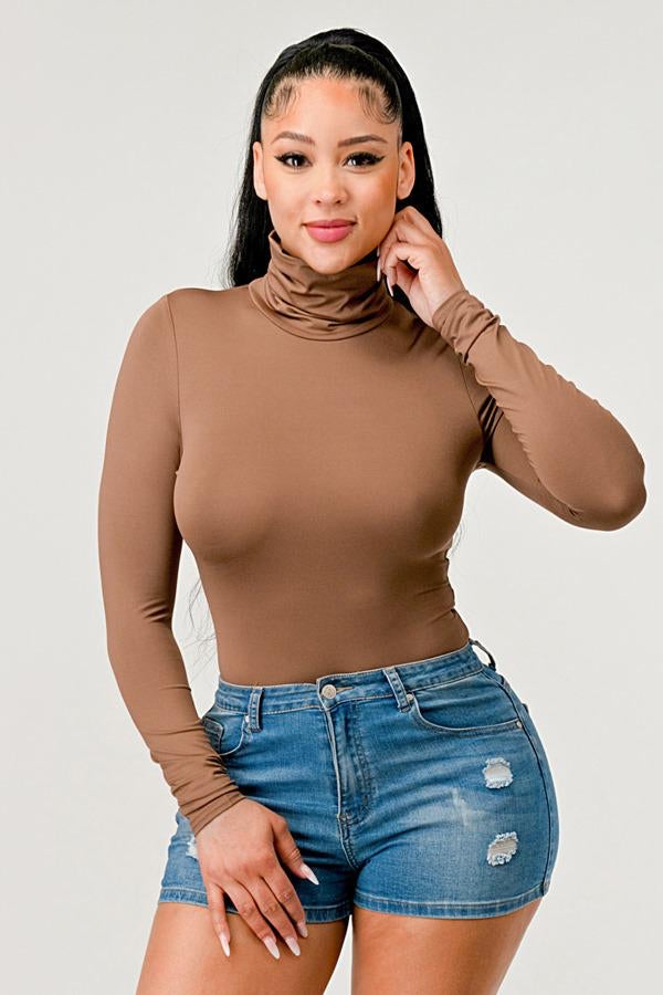 high neck bodysuit