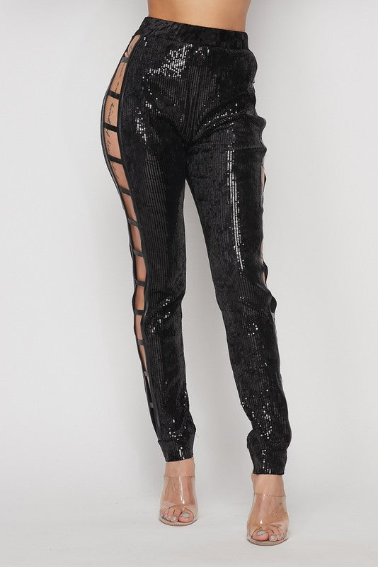 SEQUIN PANTS